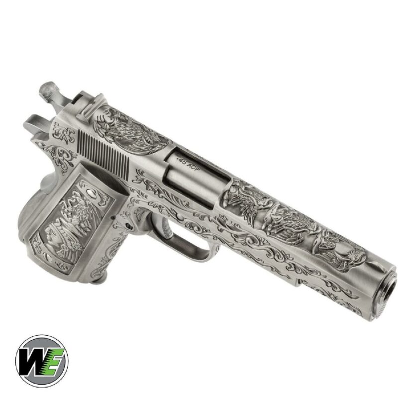 WE Colt 1911 Etched Gravür İşlemeli GBB Airsoft Tabanca - Görsel 3