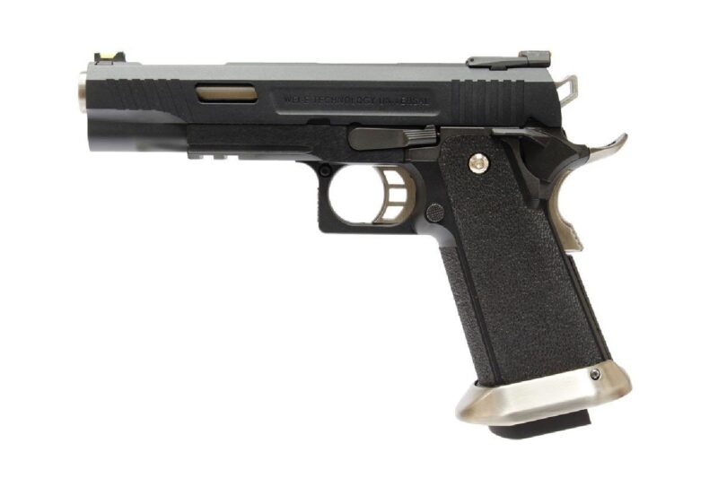 WE Force Hi-Capa 5.1" Full Metal Siyah GBB Airsoft Tabanca - Görsel 2