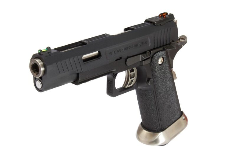 WE Force Hi-Capa 5.1" Full Metal Siyah GBB Airsoft Tabanca - Görsel 3