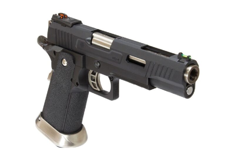 WE Force Hi-Capa 5.1" Full Metal Siyah GBB Airsoft Tabanca - Görsel 4