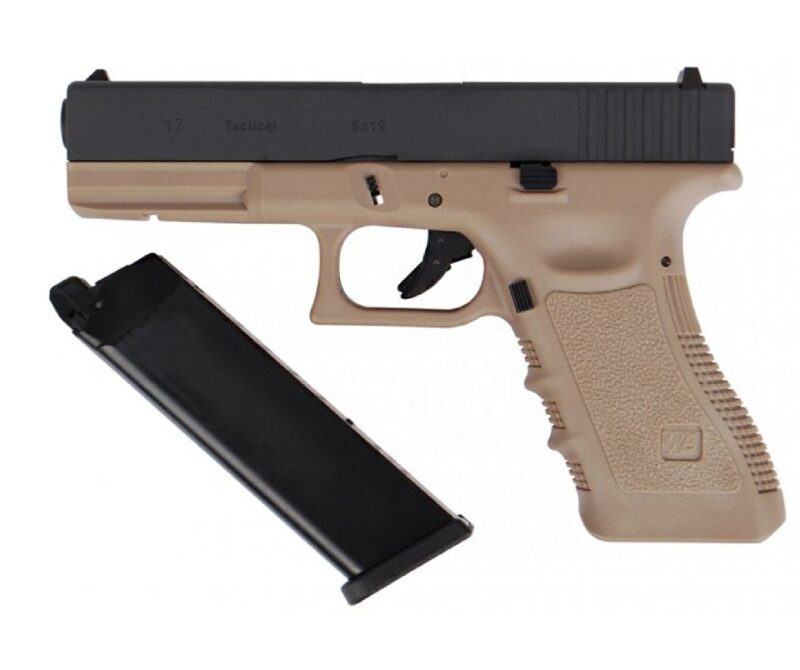 WE Glock G17 Gen3 Tan GBB Airsoft Tabanca - Görsel 2