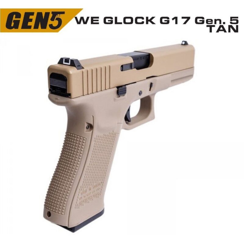 WE Glock G17 Gen5 Tan GBB Airsoft Tabanca - Görsel 3