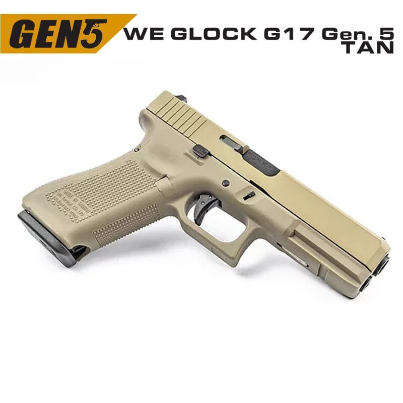 WE Glock G17 Gen5 Tan GBB Airsoft Tabanca - Görsel 4