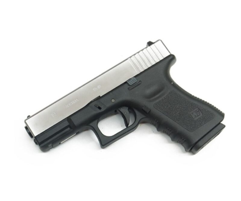 WE Glock G19 Silver GBB Airsoft Tabanca - Görsel 2