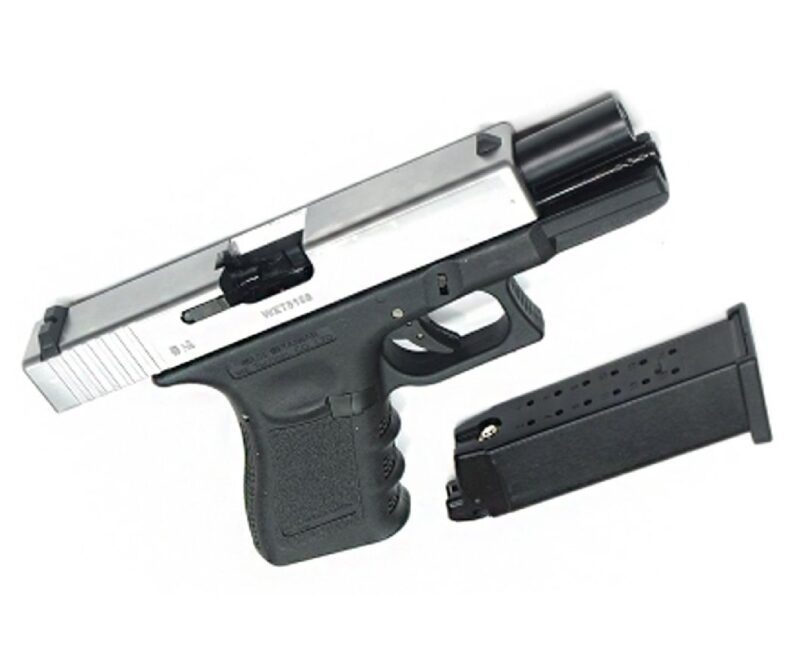 WE Glock G19 Silver GBB Airsoft Tabanca - Görsel 3