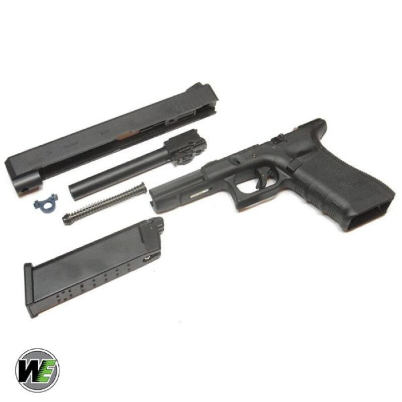 WE Glock G34 Gen4 Siyah GBB Airsoft Tabanca - Görsel 6