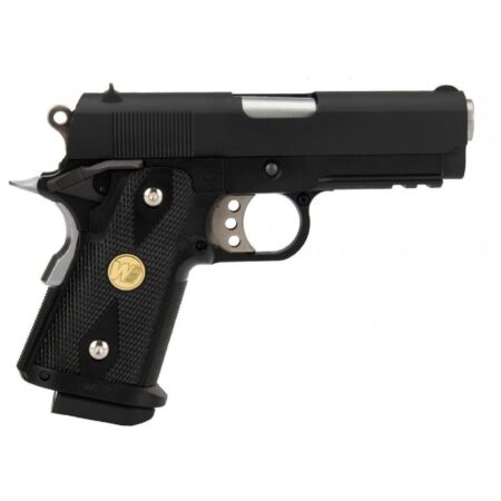WE Hi-Capa .45 A Full Metal Siyah GBB Airsoft Tabanca
