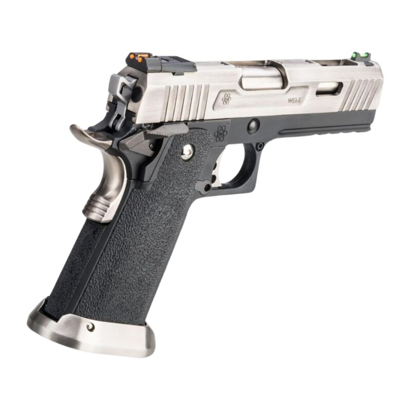WE Hi-Capa Allosaurus 4.3" Silver Full Auto GBB Airsoft Tabanca - Görsel 4