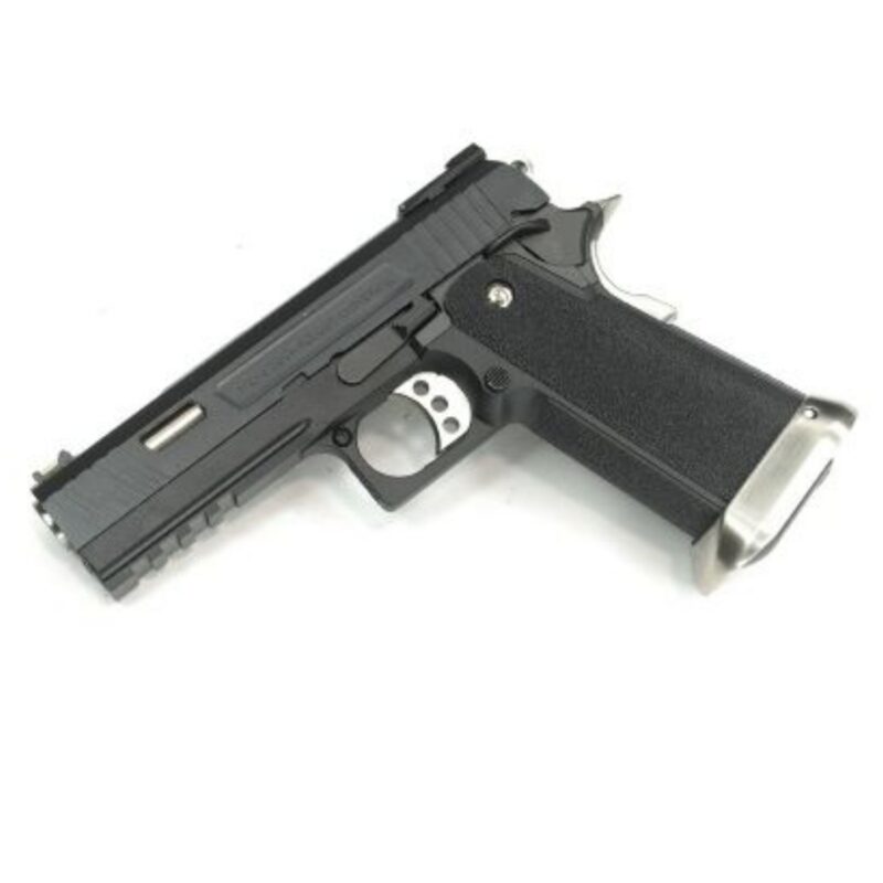 WE Hi-Capa Allosaurus 4.3" Siyah Full Auto GBB Airsoft Tabanca - Görsel 3