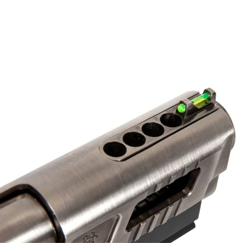WE Hi-Capa Brontosaurus 3.8" Silver Full Auto GBB Airsoft Tabanca - Görsel 3
