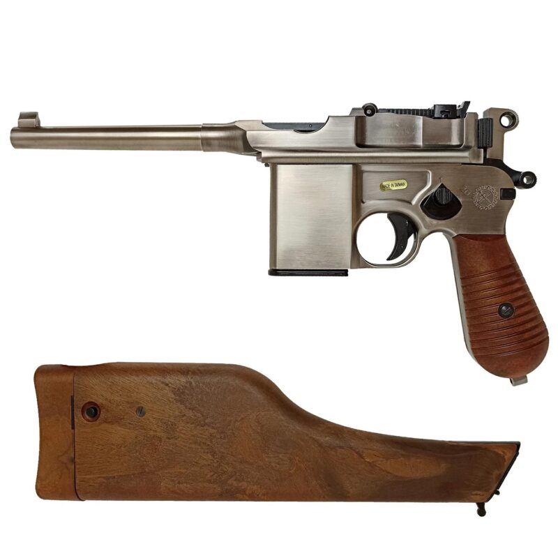 WE Mauser M712 Marking Silver GBB Airsoft Tabanca - Görsel 2