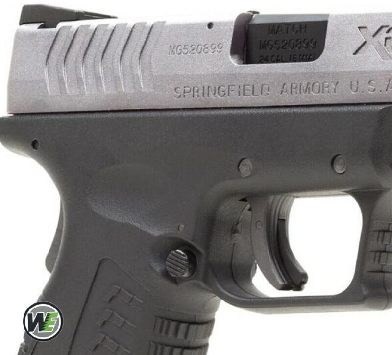 WE Springfield Armory XDM 4.5" Silver 2-Tone GBB Airsoft Tabanca - Görsel 5