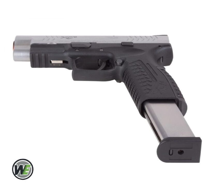 WE Springfield Armory XDM 4.5" Silver 2-Tone GBB Airsoft Tabanca - Görsel 6