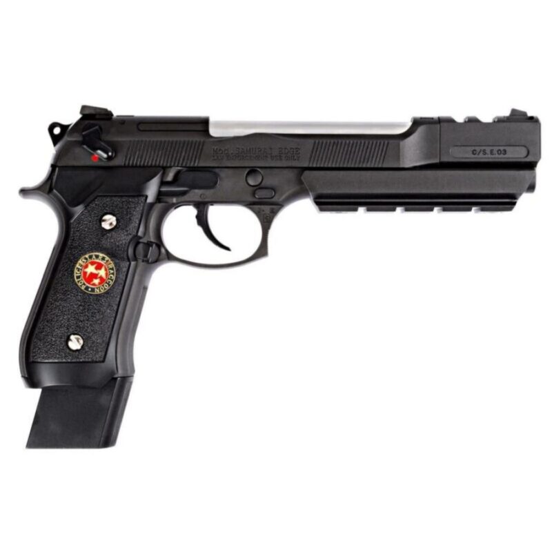 WE-Tech Custom Barry Burton BioHazard M92 Gen 1 Siyah GBB Airsoft Tabanca