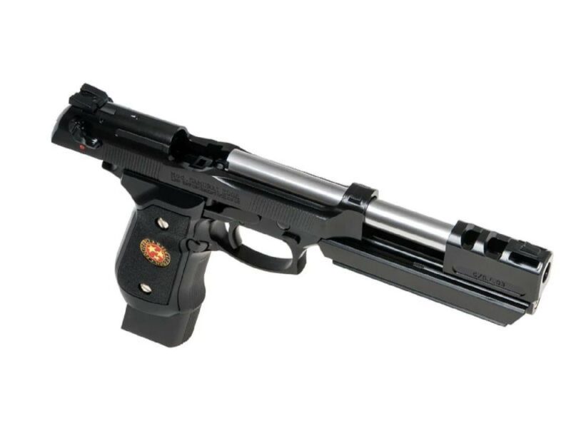 WE-Tech Custom Barry Burton BioHazard M92 Gen 1 Siyah GBB Airsoft Tabanca - Görsel 2