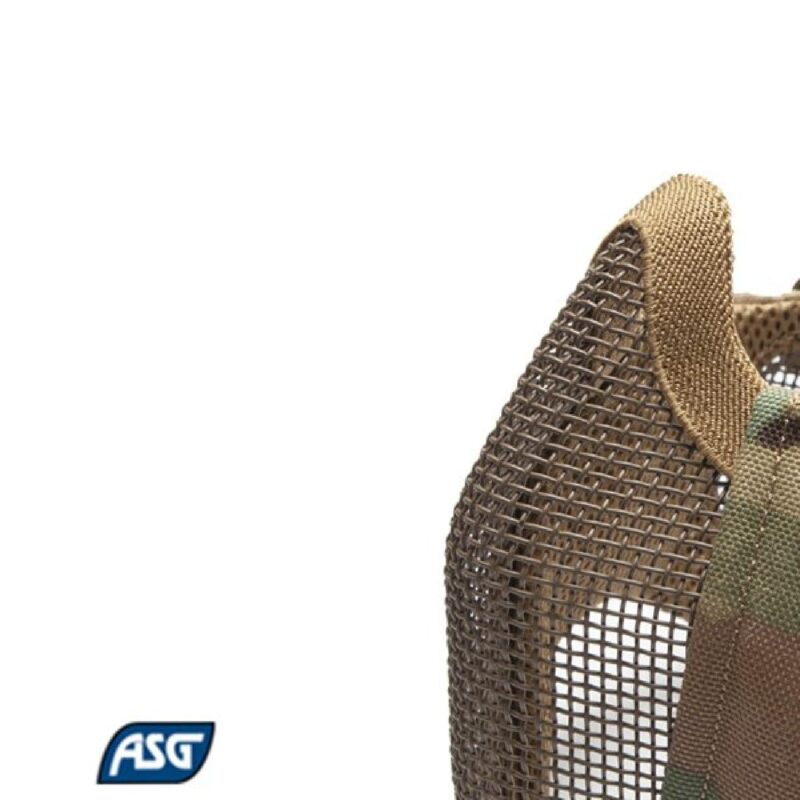 ASG Kulak ve Ağız Korumalı Camo Multicam Airsoft Maske - Görsel 2