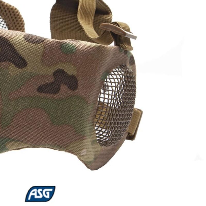 ASG Kulak ve Ağız Korumalı Camo Multicam Airsoft Maske - Görsel 3