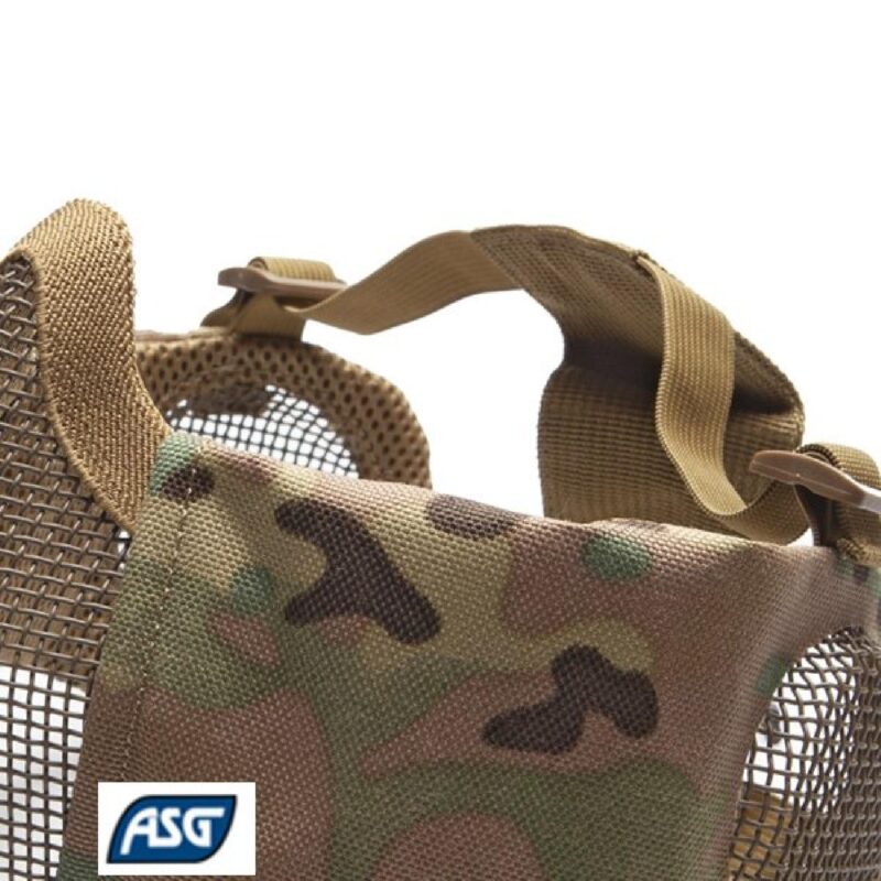 ASG Kulak ve Ağız Korumalı Camo Multicam Airsoft Maske - Görsel 4