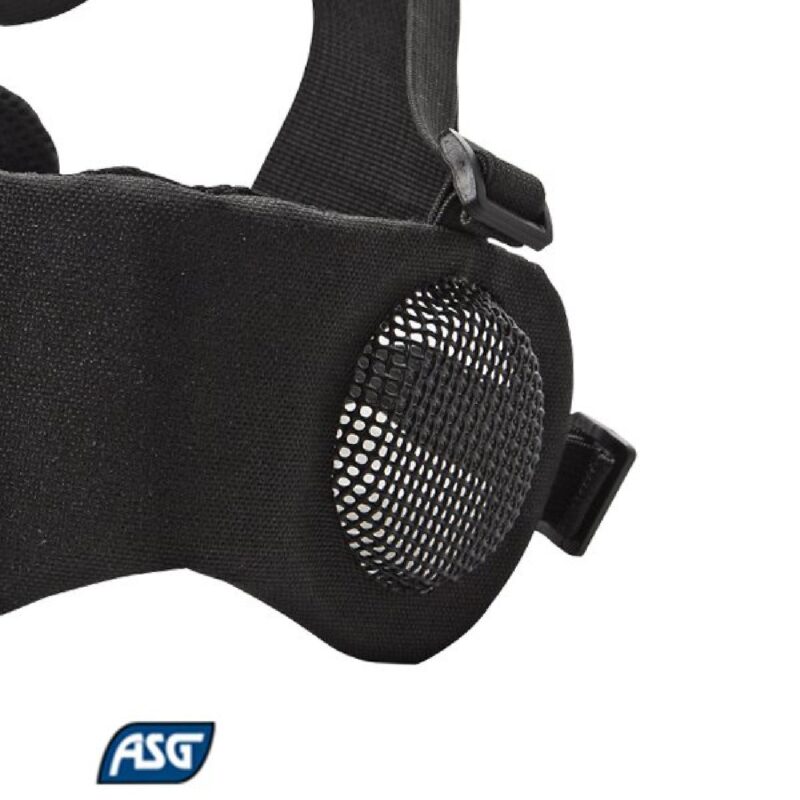 ASG Kulak ve Ağız Korumalı Siyah Airsoft Maske - Görsel 3