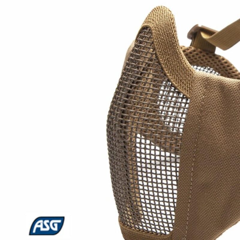 ASG Kulak ve Ağız Korumalı Tan Çöl Rengi Airsoft Maske - Görsel 2