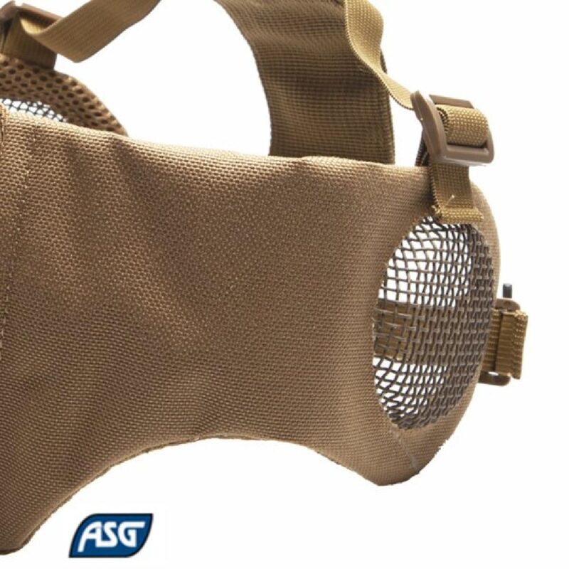 ASG Kulak ve Ağız Korumalı Tan Çöl Rengi Airsoft Maske - Görsel 3