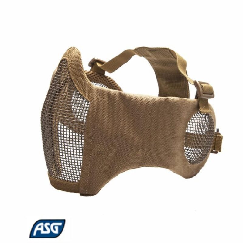 ASG Kulak ve Ağız Korumalı Tan Çöl Rengi Airsoft Maske - Görsel 4