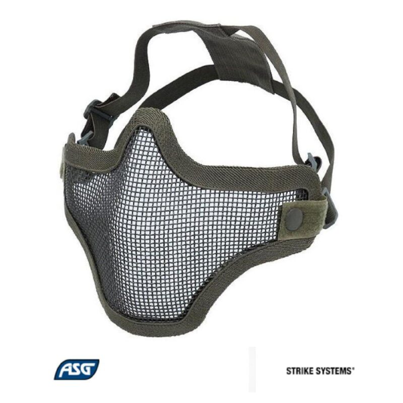ASG Metal Mesh Ağız Korumalı Haki Yeşil Airsoft Maske - Görsel 2