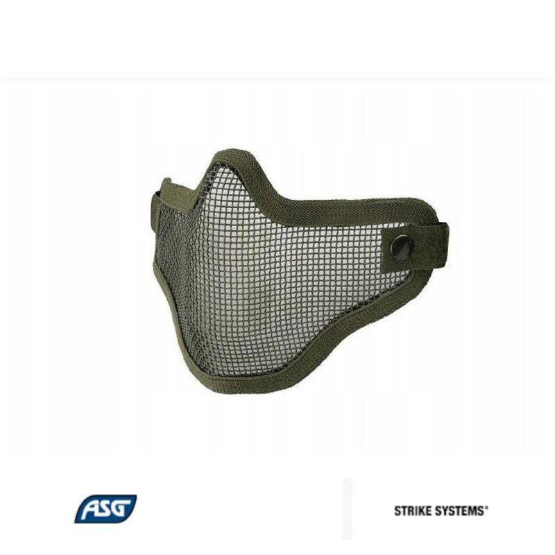 ASG Metal Mesh Ağız Korumalı Haki Yeşil Airsoft Maske - Görsel 3