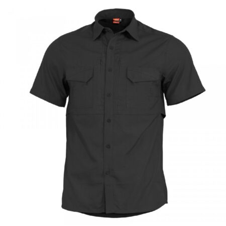 Pentagon Plato Shirt Short Kısa Kollu Siyah Taktik Gömlek