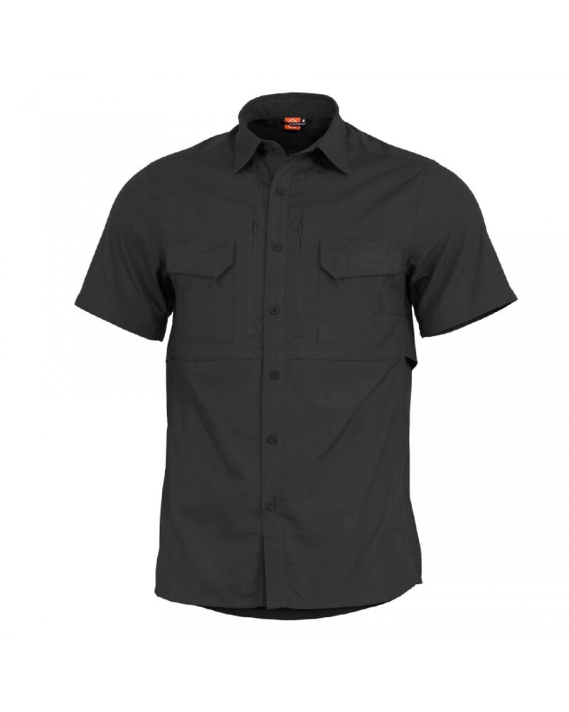 Pentagon Plato Shirt Short Kısa Kollu Siyah Taktik Gömlek