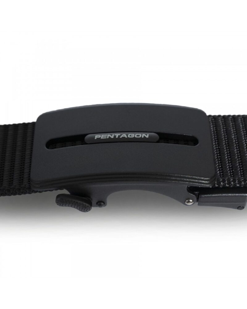 Pentagon Regal Belt 35mm "BLK" STD Şişe Acacağı Detaylı Siyah Kemer - Görsel 2