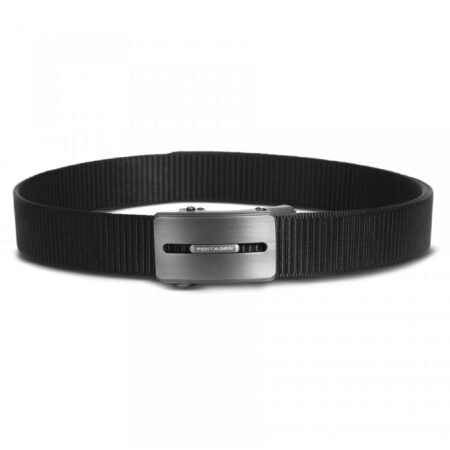Pentagon Regal Belt 35mm "STL" STD Şişe Acacağı Detaylı Siyah Kemer