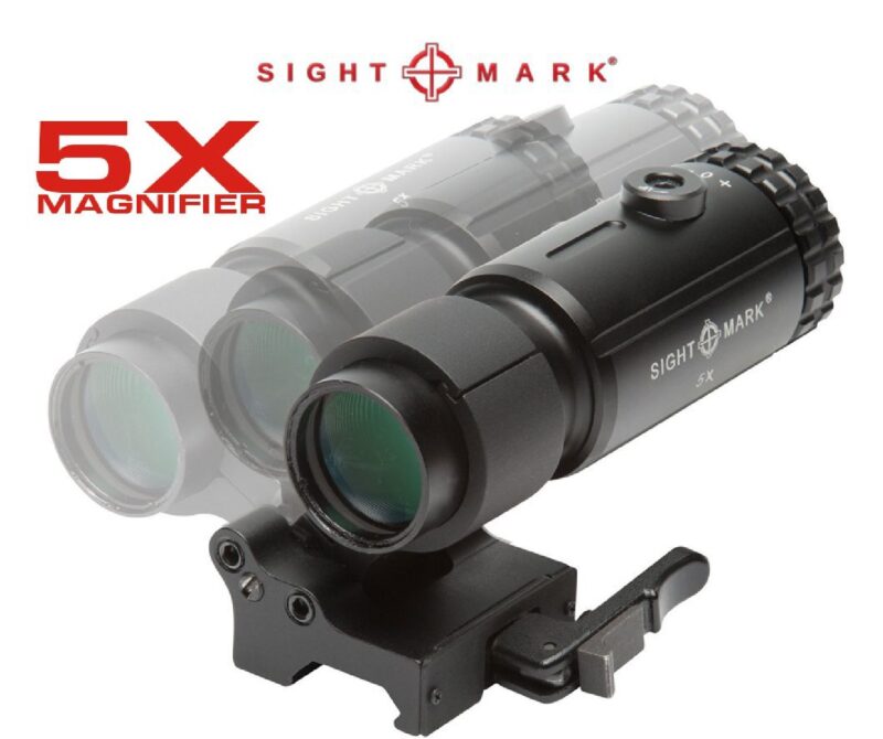 Sightmark LQD Flip Yan Yüzey Montaj Ayaklı 5x Magnifier Yakınlaştırıcı