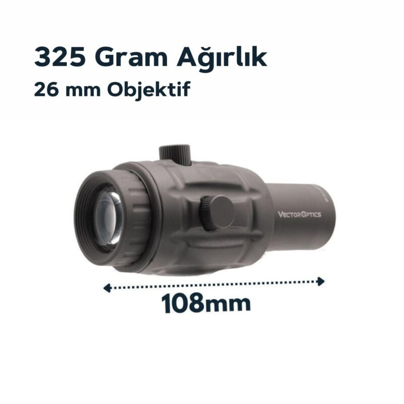 Vector Optics 3x Magnifier Yakınlaştırıcı - Görsel 2