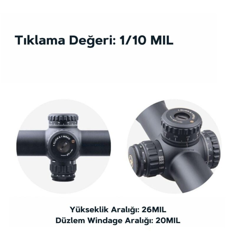 Vector Optics Continental 5-30x56 FFP Tüfek Dürbünü - Görsel 3