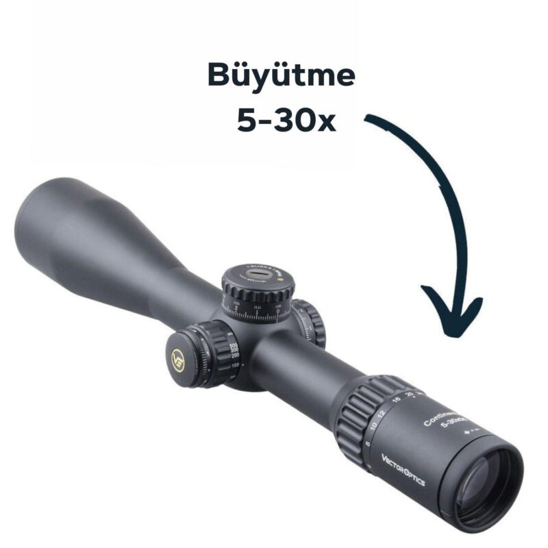 Vector Optics Continental 5-30x56 FFP Tüfek Dürbünü - Görsel 4