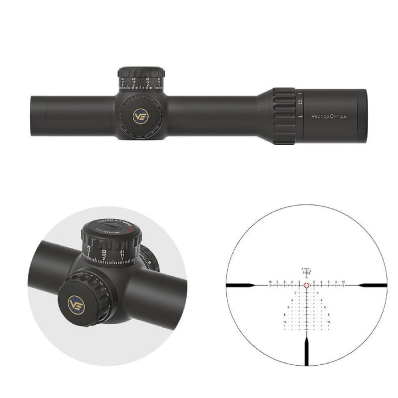 Vector Optics Continental x10 1-10x28ED FFP LPVO Tüfek Dürbünü