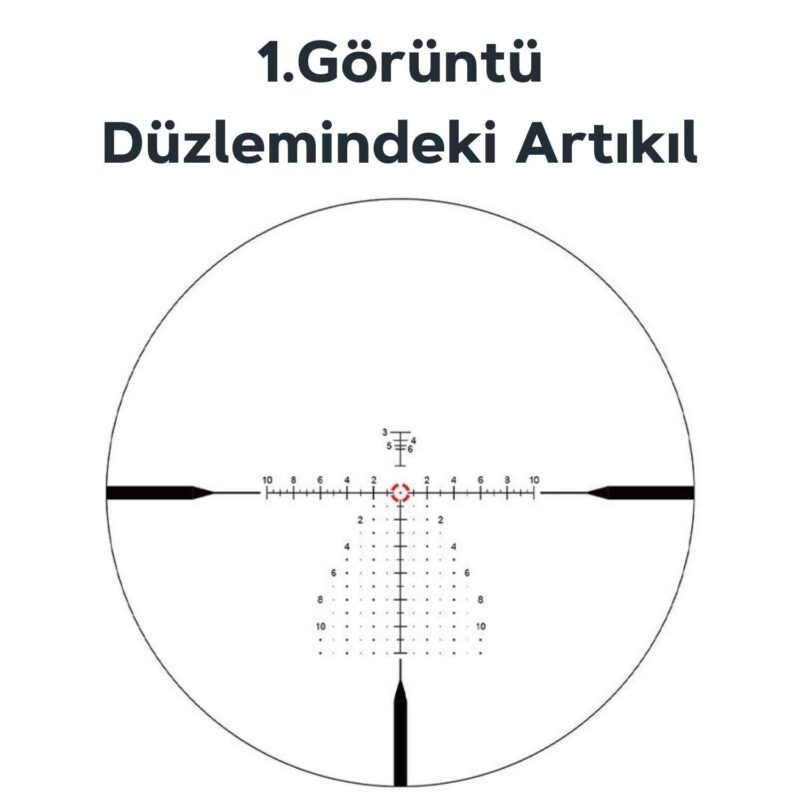 Vector Optics Continental x10 1-10x28ED FFP LPVO Tüfek Dürbünü - Görsel 4
