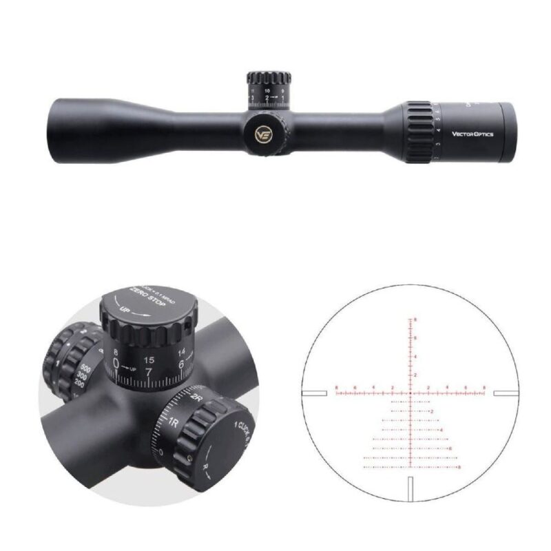 Vector Optics Continental x8 2-16x44 SFP ED Tactical Tüfek Dürbünü
