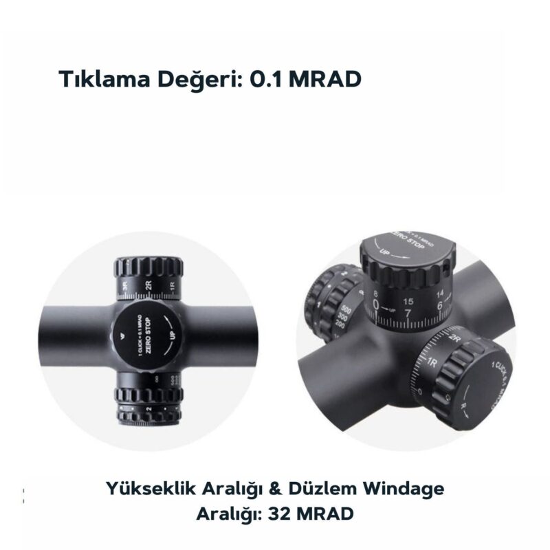 Vector Optics Continental x8 2-16x44 SFP ED Tactical Tüfek Dürbünü - Görsel 3