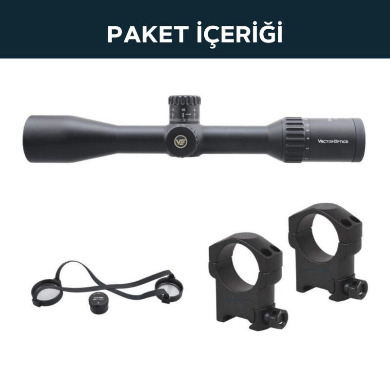 Vector Optics Continental x8 2-16x44 SFP ED Tactical Tüfek Dürbünü - Görsel 4