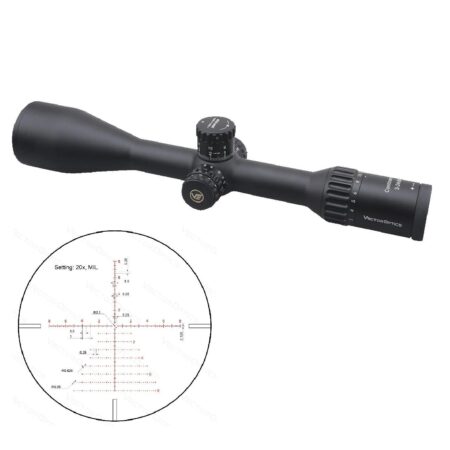 Vector Optics Continental x8 3-24x56 ED SFP Zero Stop Taktik Tüfek Dürbünü