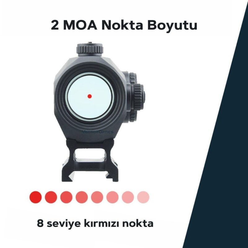 Vector Optics Scrapper Gen3 1x29 2MOA RD Red Dot Nişangah - Görsel 3