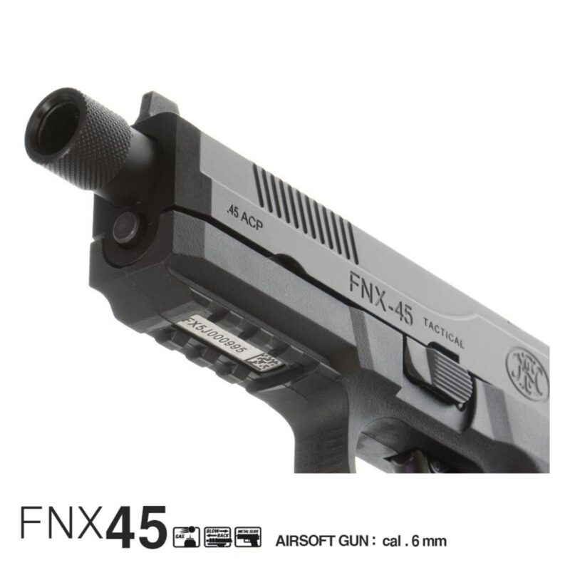 VFC FNX45 Tactical Siyah GBB Airsoft Tabanca - Görsel 4