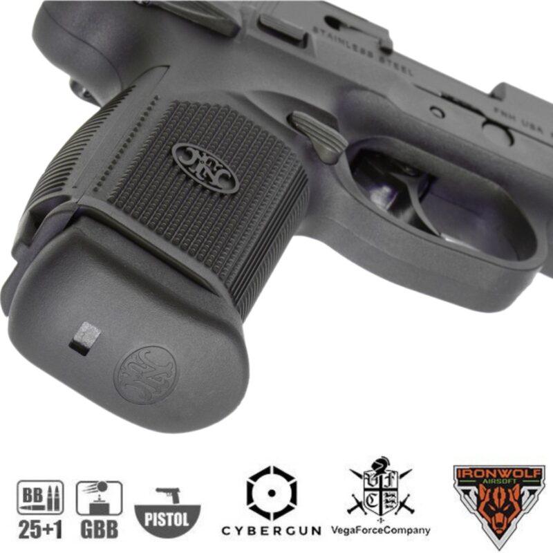 VFC FNX45 Tactical Siyah GBB Airsoft Tabanca - Görsel 5