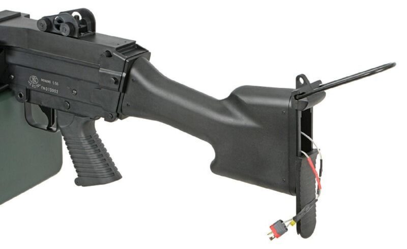 A&K FN Licensed M249 MKII Siyah Full Metal LMG AEG Airsoft Tüfek - Görsel 6