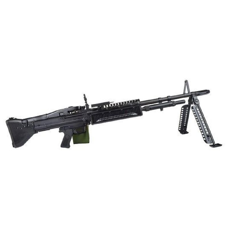 A&K M60 Siyah Full Metal LMG AEG Airsoft Tüfek - Görsel 4