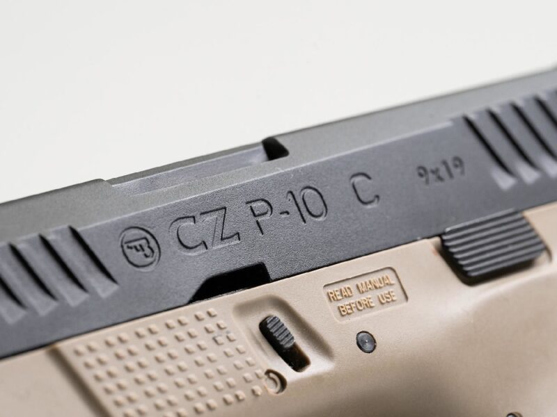ASG CZ P-10C Siyah Tan CO2 Blowback Airsoft Tabanca - Görsel 7