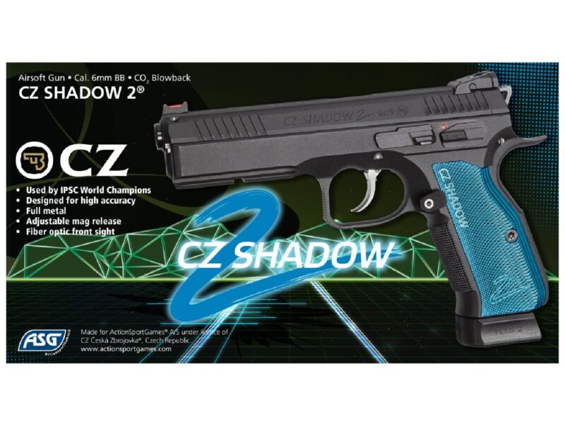 ASG CZ Shadow 2 CO2 Blowback Airsoft Tabanca - Görsel 4