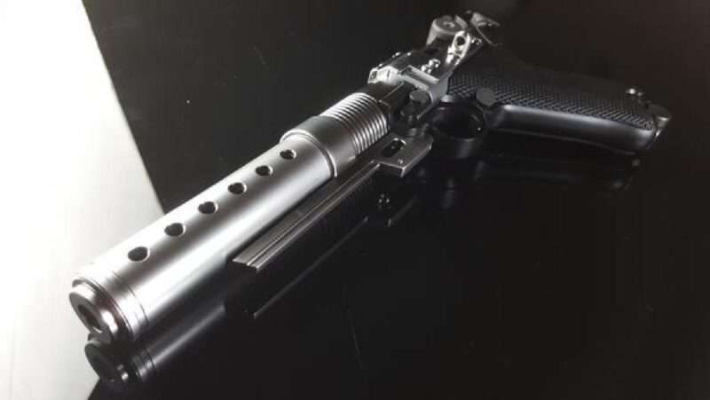 AW 6" Luger P08 Pull Barrel Gümüş & Siyah GBB Airsoft Tabanca - Görsel 8